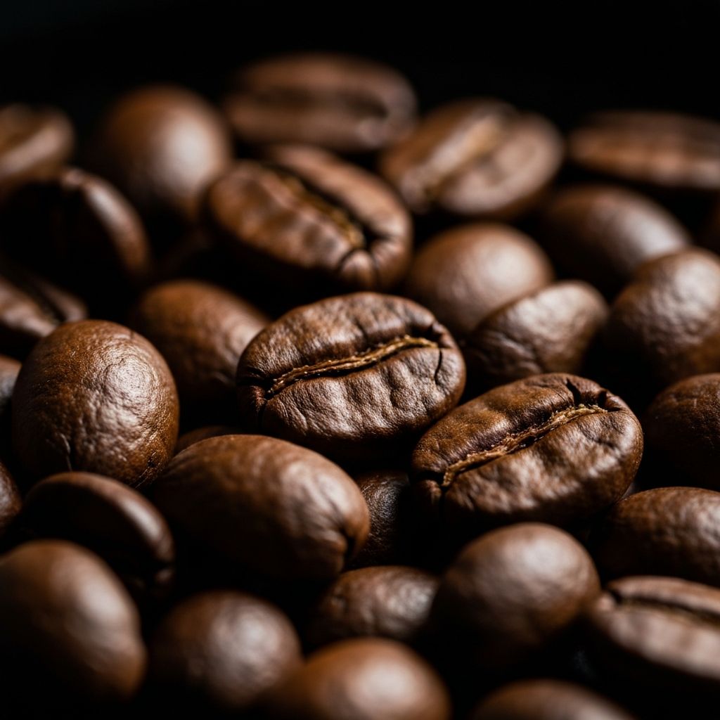 Close-up of coffee beans