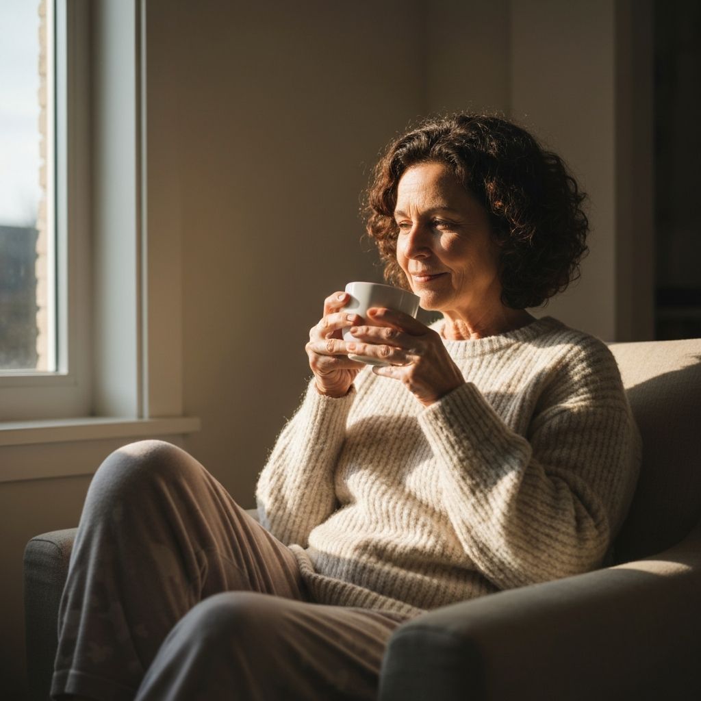 Morning coffee ritual